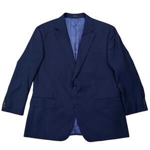 Charles Tyrwhitt Navy Blue Wool Blazer Jacket Sports Coat 46R Mens